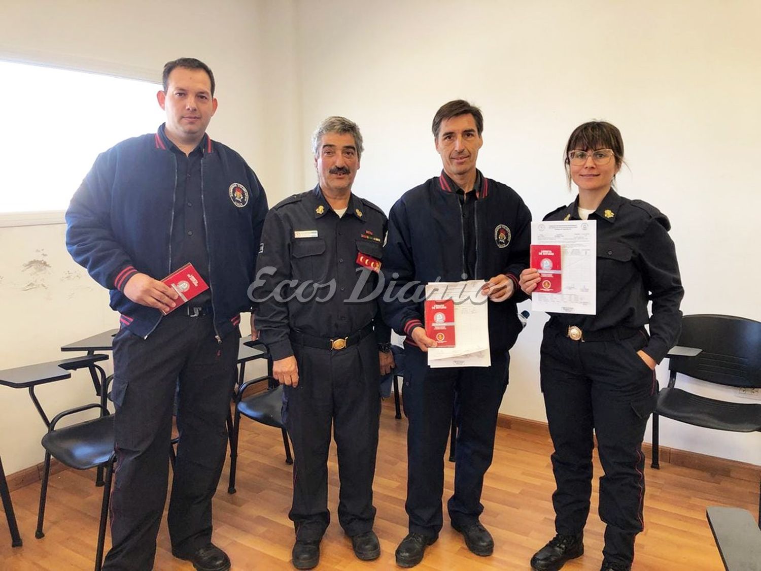 Curso para personal de bomberos