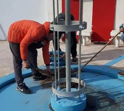 Están limpiando sectores del Complejo Casino