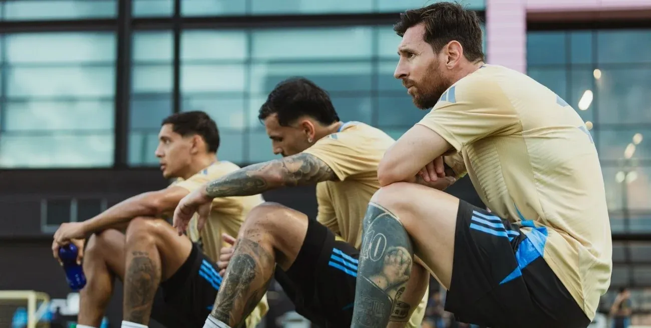 El equipo argentino ya está listo para los amistosos. Crédito: AF