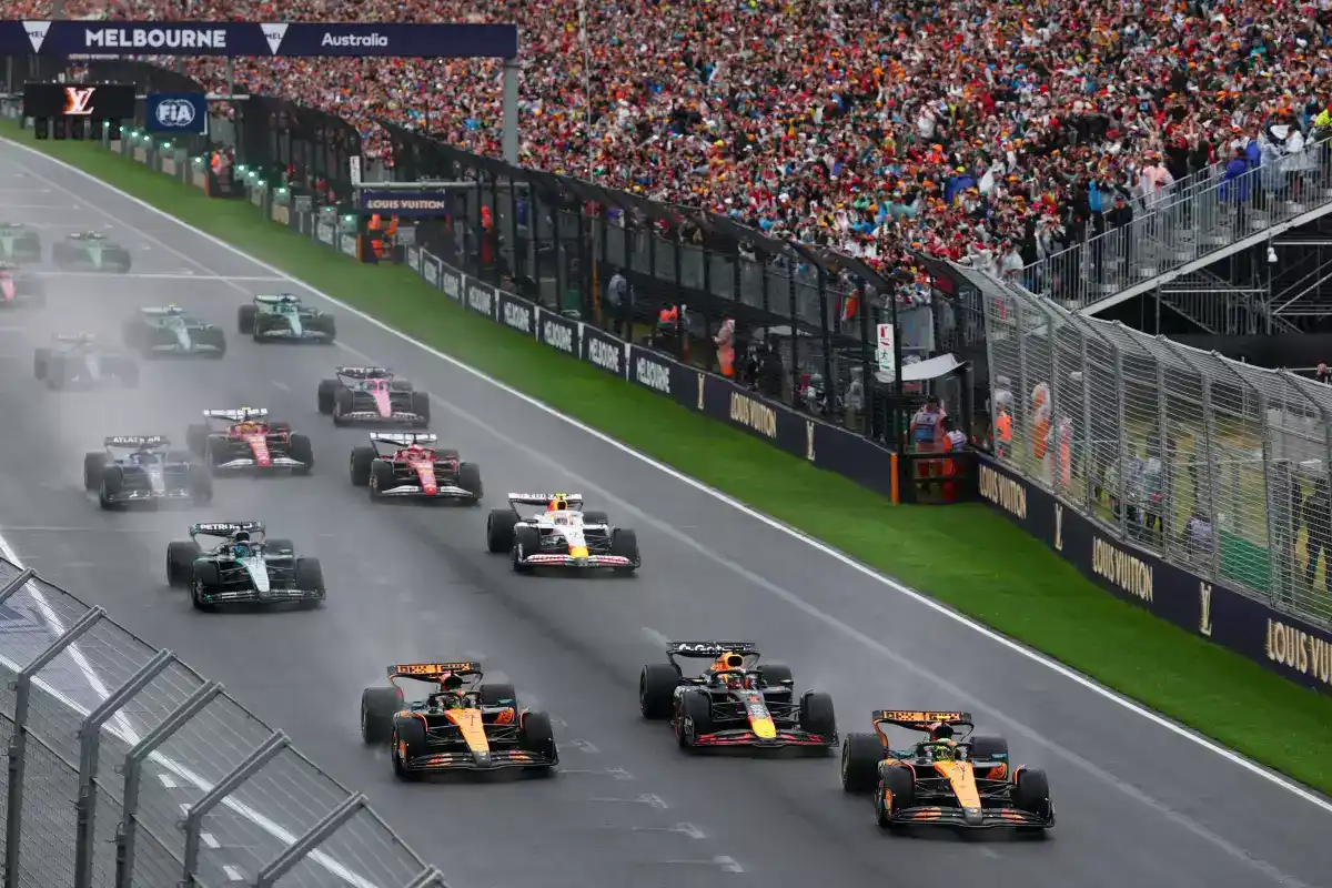 Imágenes del fin de semana pasado, con el Gran Premio inaugural en Australia.