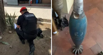 Rafaela: un proyectil de mortero fue hallado dentro de un canasto de basura cerca de una escuela