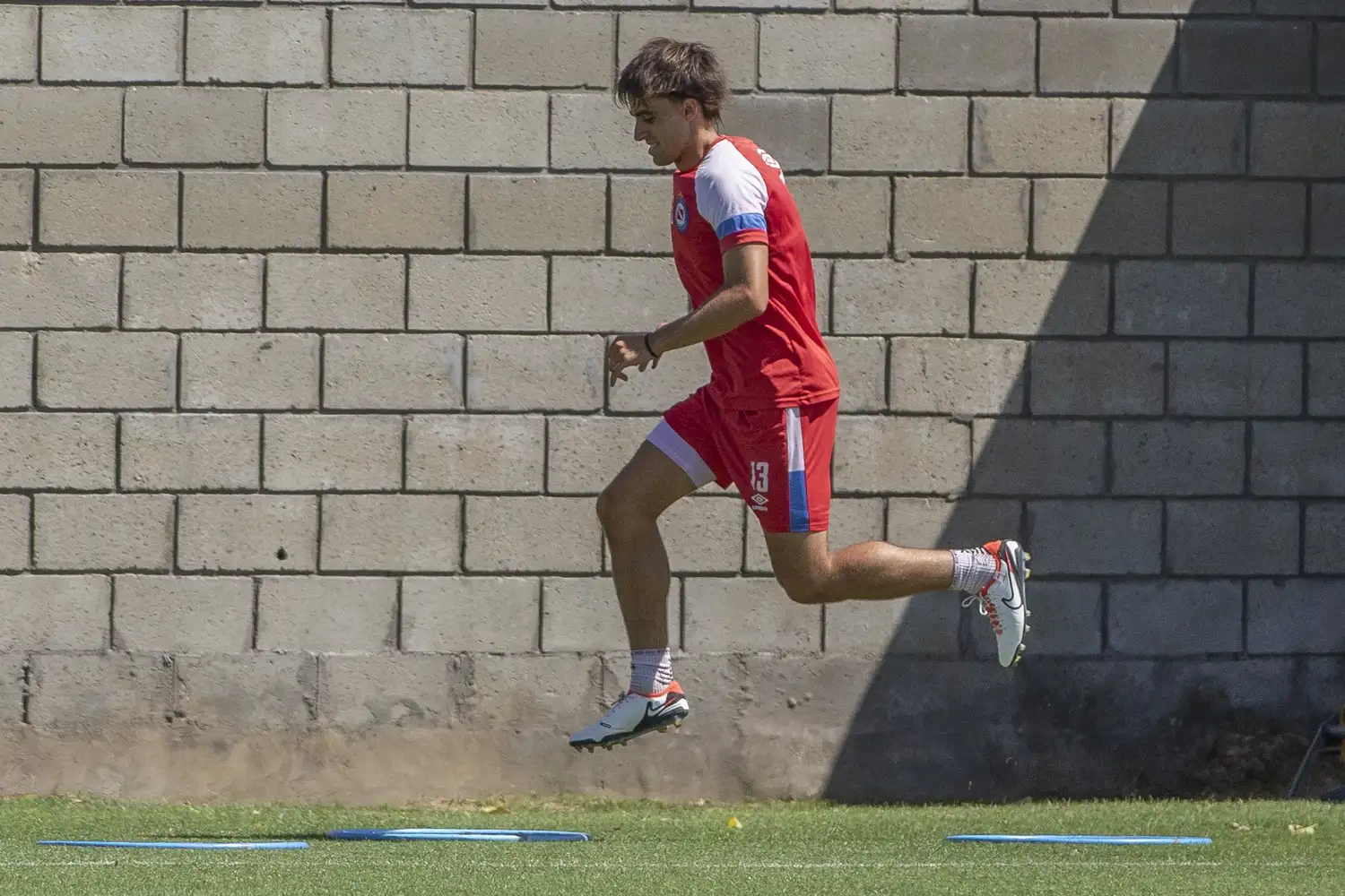 FOTO ARGENTINOS JUNIORS González Metilli, en una de sus últimas prácticas en Argentinos.