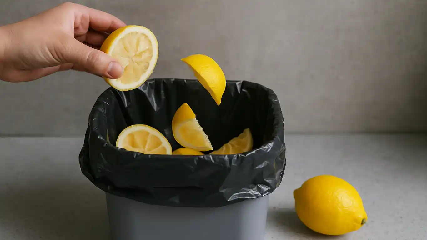 Poner limón en el tacho de basura: ¿por qué sirve y qué beneficios tiene en la cocina?