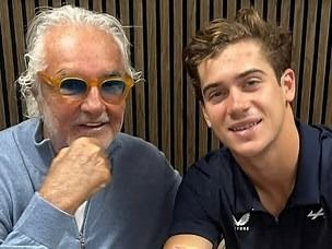 Briatore se mostró varias veces con Colapinto en eventos extra deportivos (@briatoreflavio)