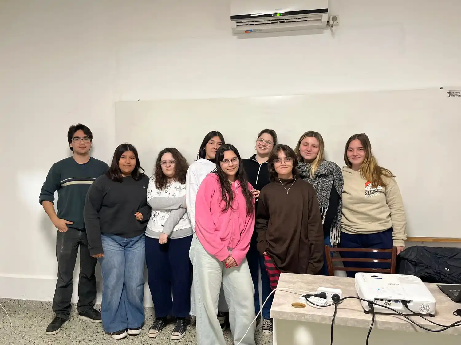 Los participantes de la capacitación.