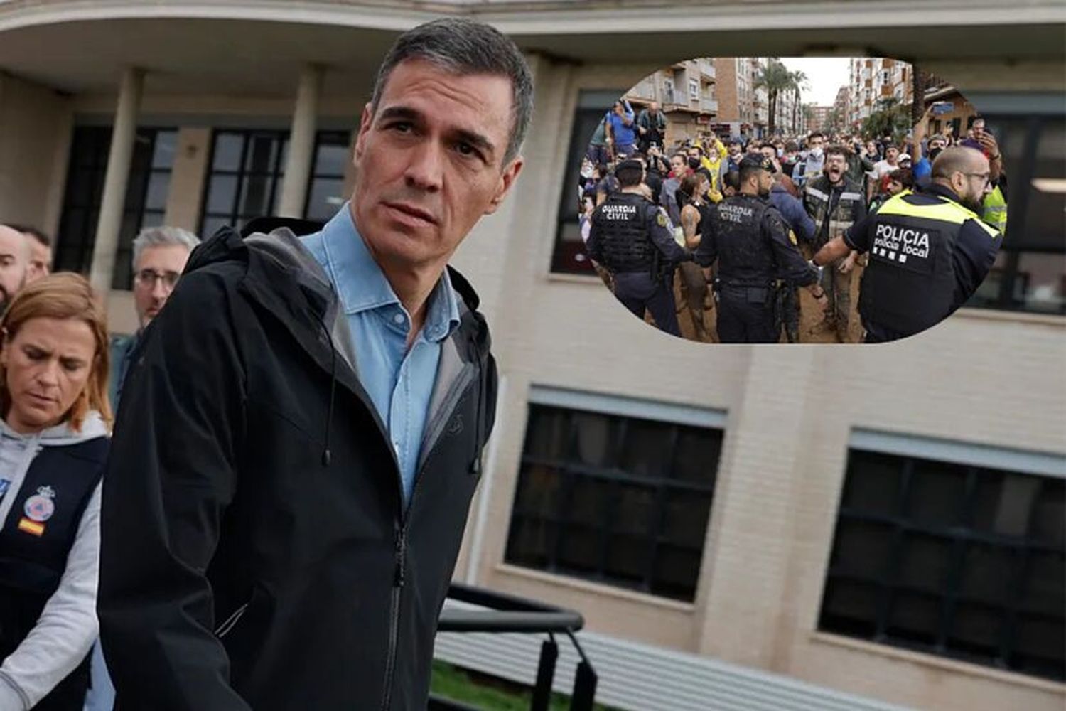 TRAS LOS INSULTOS: Pedro Sánchez dice que no pierde el foco y admite «el sufrimiento» de los afectados (+Videos)