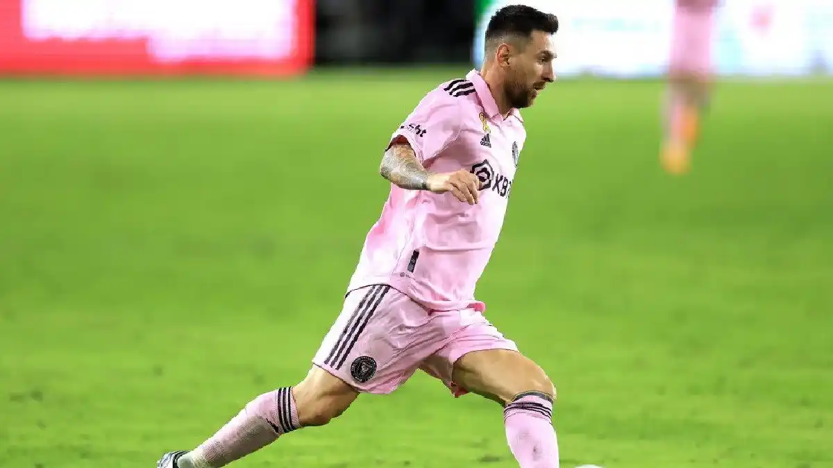 Messi jugó en Los Ángeles y el estadio parecía una alfombra roja