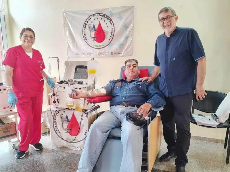 El Hospital de Las Lomitas reunió cerca de 90
donantes en una nueva colecta voluntaria de sangre