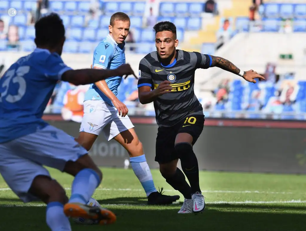 Lautaro y "Papu" Gómez se despidieron con goles
