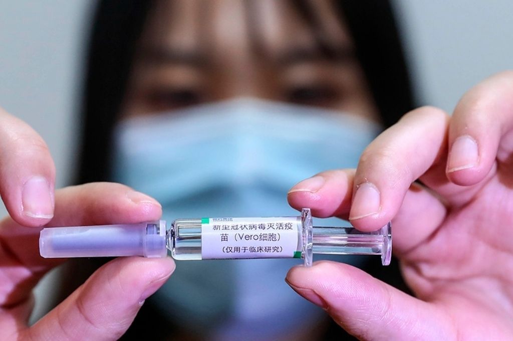 China vacunó completamente al 71% de su población