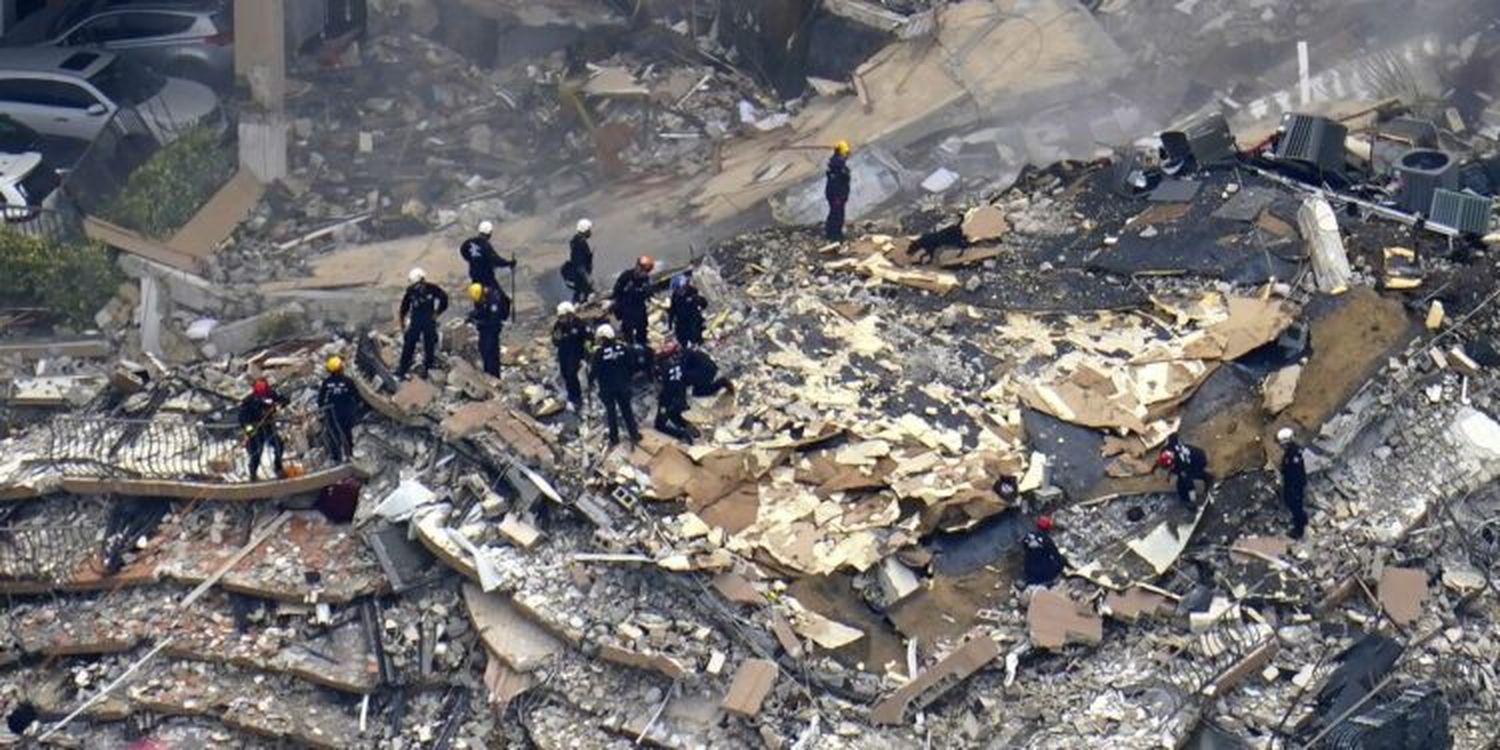 Panorama desalentador: aumenta a 36 las víctimas mortales tras derrumbe en Miami