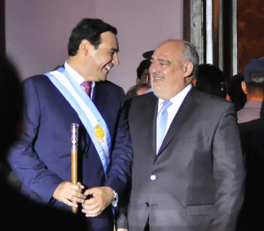 Gustavo Valdes y Ricardo Colombi sonrientes: Otros tiempos