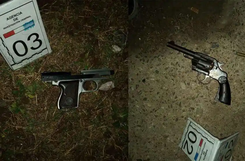 Dispararon contra un móvil policial y fueron detenidos