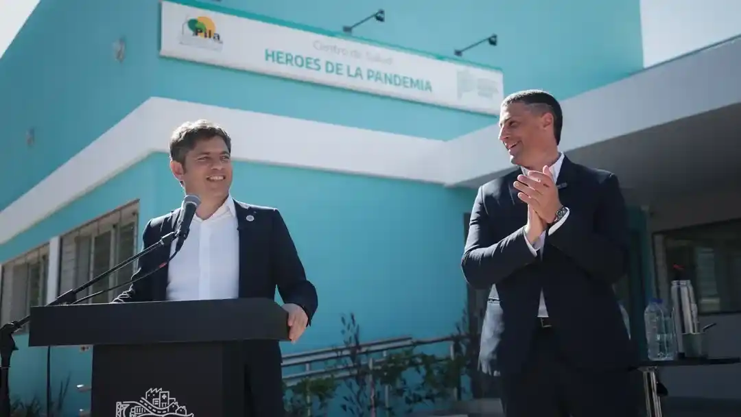Kicillof estuvo en el Municipio de Pila, donde inauguró un nuevo Centro de Atención Primaria de la Salud (CAPS) “Héroes de la Pandemia”.