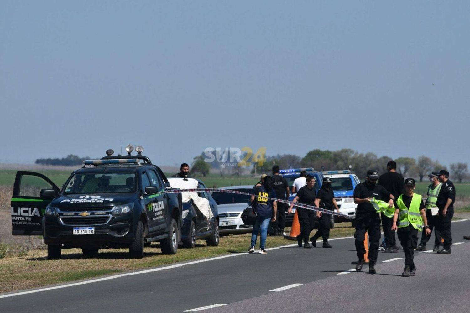 Femicidio en ruta 90: un policía de Seguridad Vial ultimó de un disparo a su ex pareja