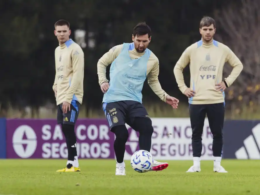 MESSI ENTRENAMIENTO SELECCION ARGENTINA