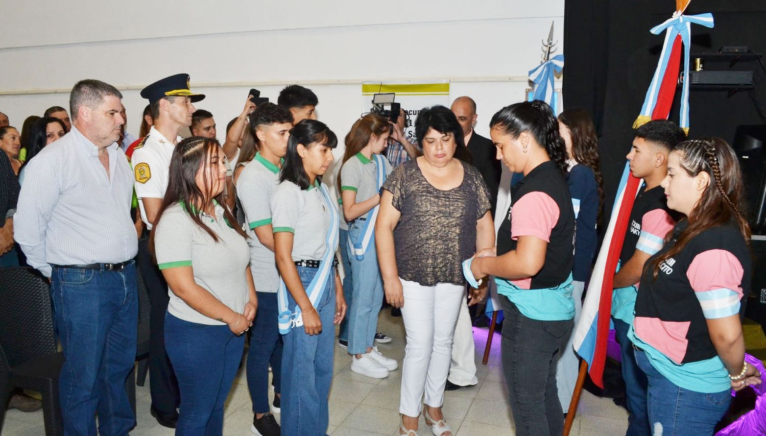 La escuela secundaria y su acto de colación