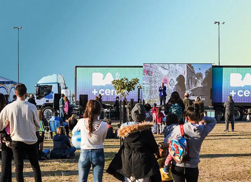 En General Belgrano este fin de semana se respira aire porteño: El camión de "BA más Cerca" llega tras visitar 7 municipios 