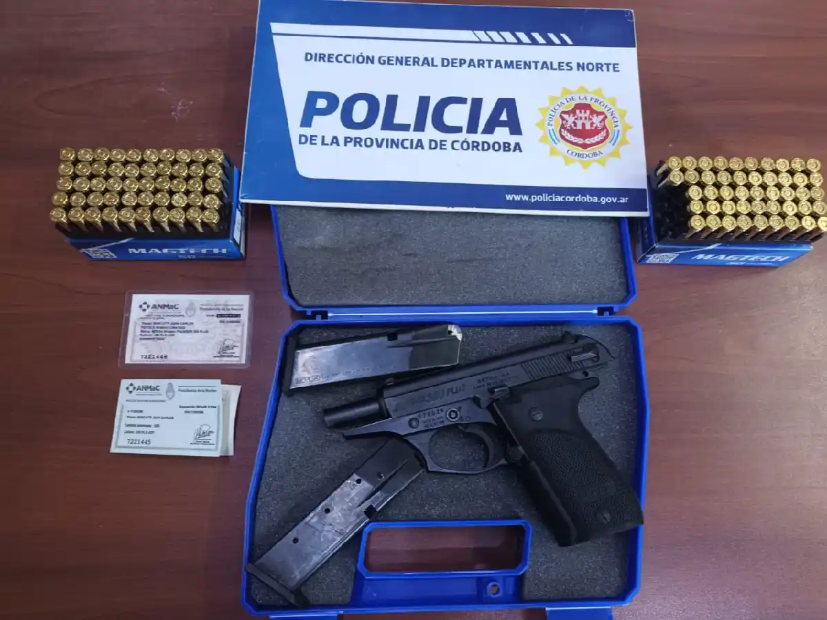 Violencia familiar: secuestraron un arma en allanamiento 