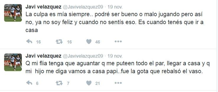 Javier Velázquez no es más jugador de Juventud Unida