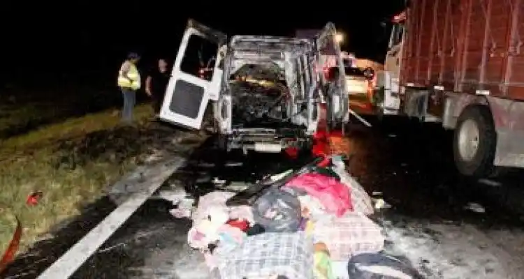 Grave accidente en la Ruta 9