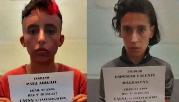 Las acusadas por el crimen de Lucio Dupuy.