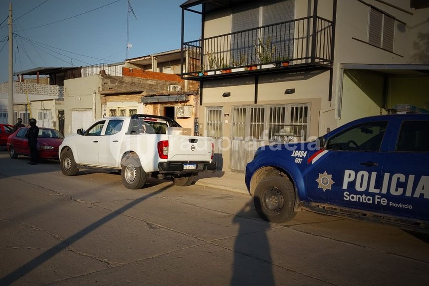 Allanamiento en barrio 17 de Octubre de Rafaela, frente a la ciclovía