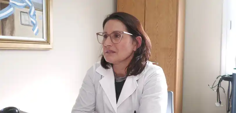 Florencia Bruggesser, jefa del Servicio de Infectología del "Santamarina".