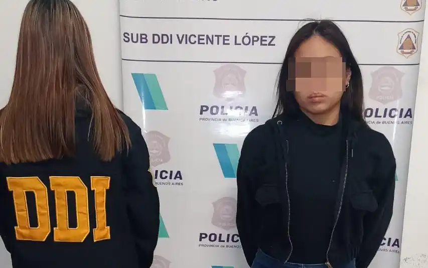 La sospechosa tiene 26 años y quedó detenida.