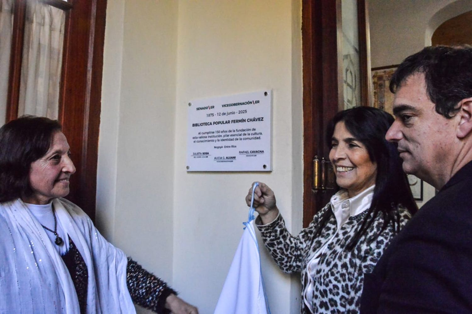 La Biblioteca Popular Fermín Chávez de Nogoyá celebró sus 150 años con un acto oficial