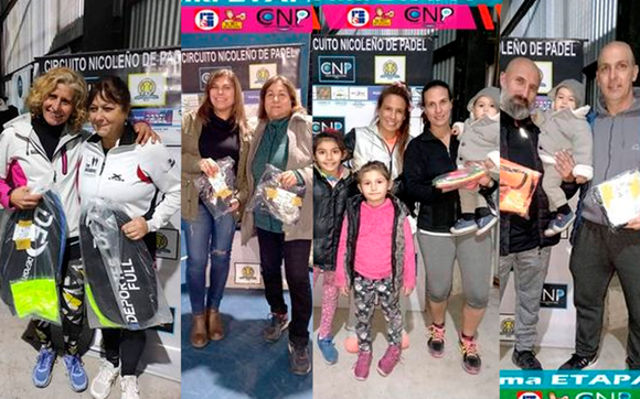 Reporte deportivo: 4 parejas sampedrinas en el circuito nicoleño de padel