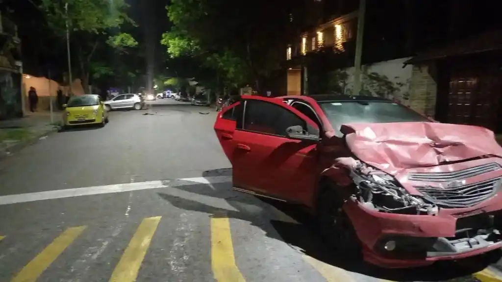 Así quedó el auto involucrado
