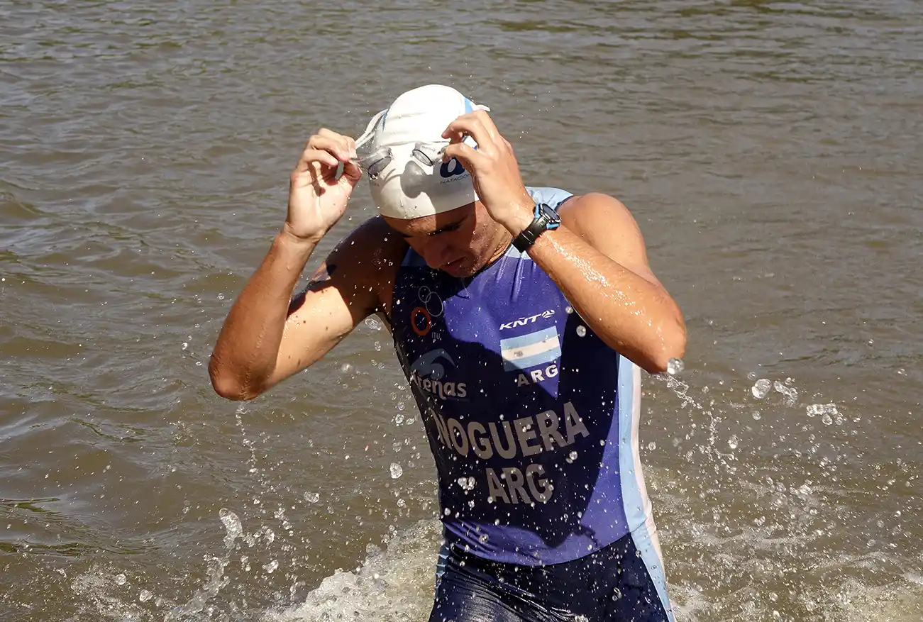 Agustín Noguera se entrena para los Juegos Olímpicos de la Juventud