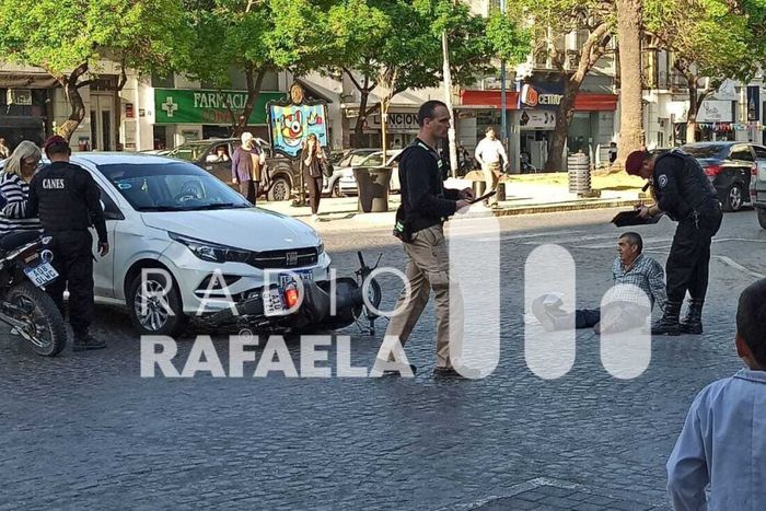 Accidente en pleno Bv. Santa Fe