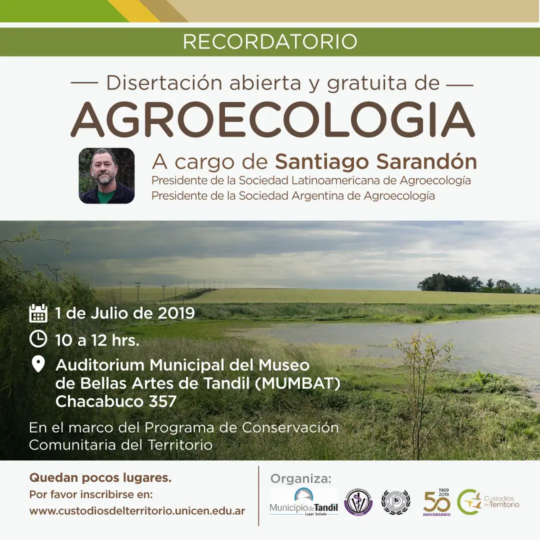 Se realizará una charla sobre agroecología en el Mumbat