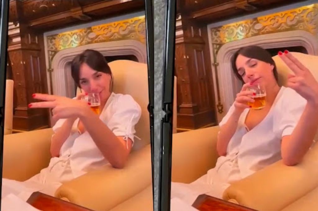 Tamara Pettinato en la Casa Rosada