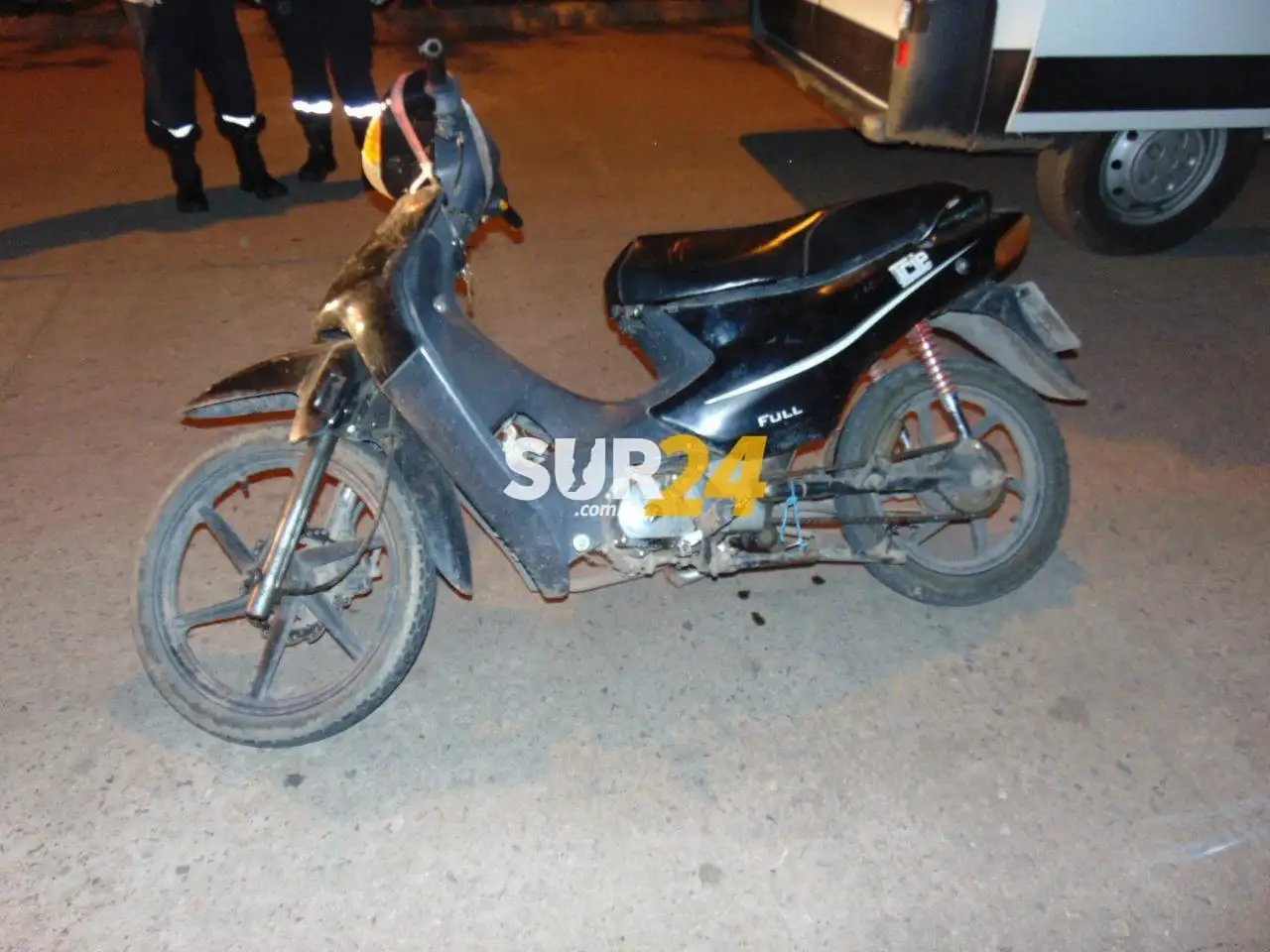Venado Tuerto: tras un accidente, un motociclista fue internado inconsciente