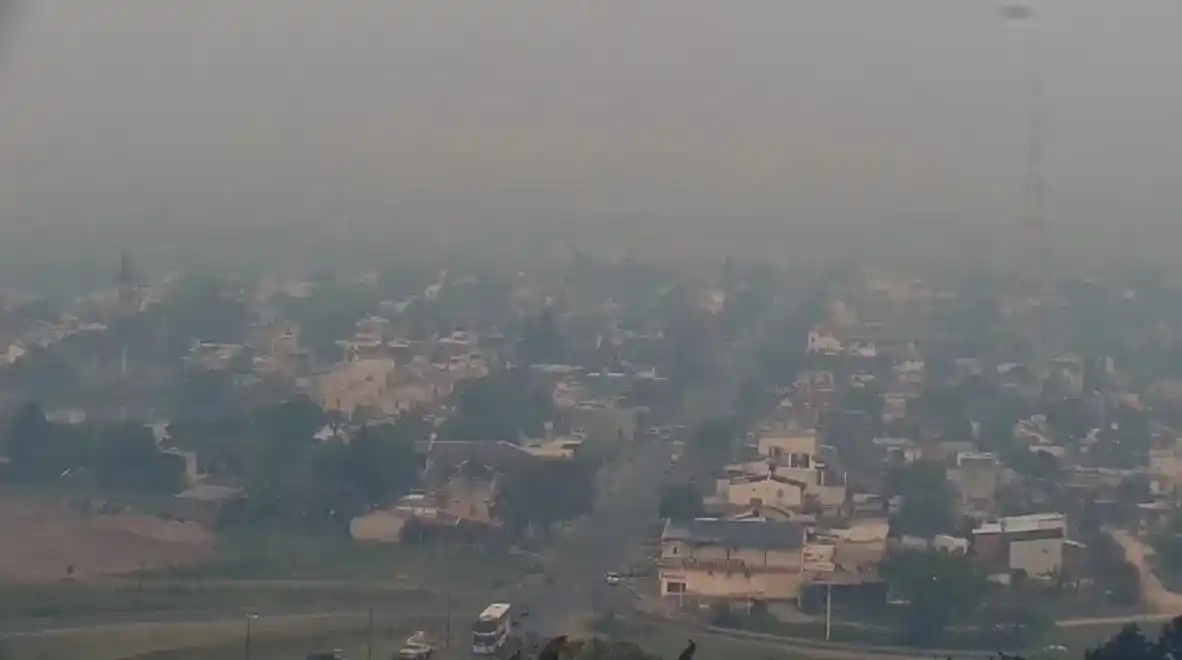 La ciudad de Paraná, bajo humo por incendios: "Es una situación crítica"