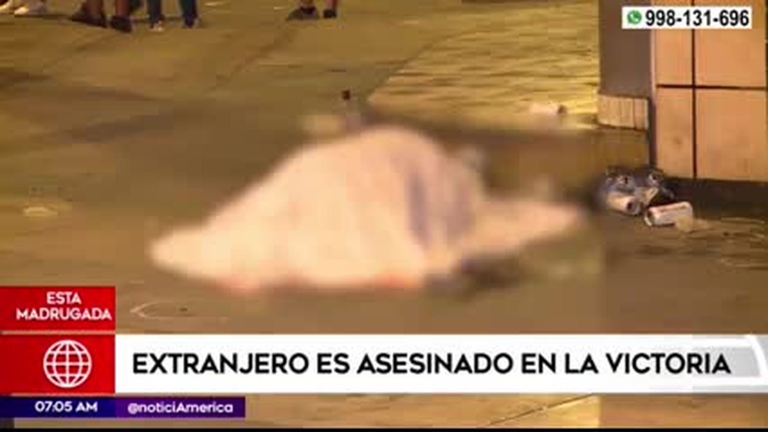 ¡A QUEMARROPA Y SIN PIEDAD! Sicarios acribillan a un venezolano en Perú