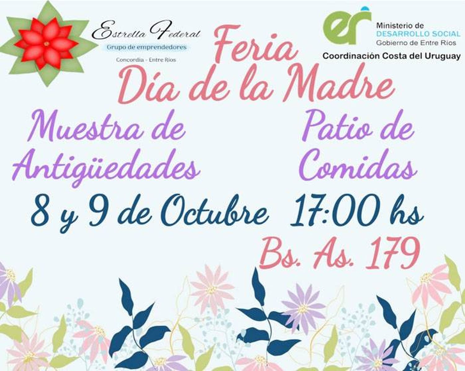 Se realizará una Feria del Día de la Madre con  productos de la economía social