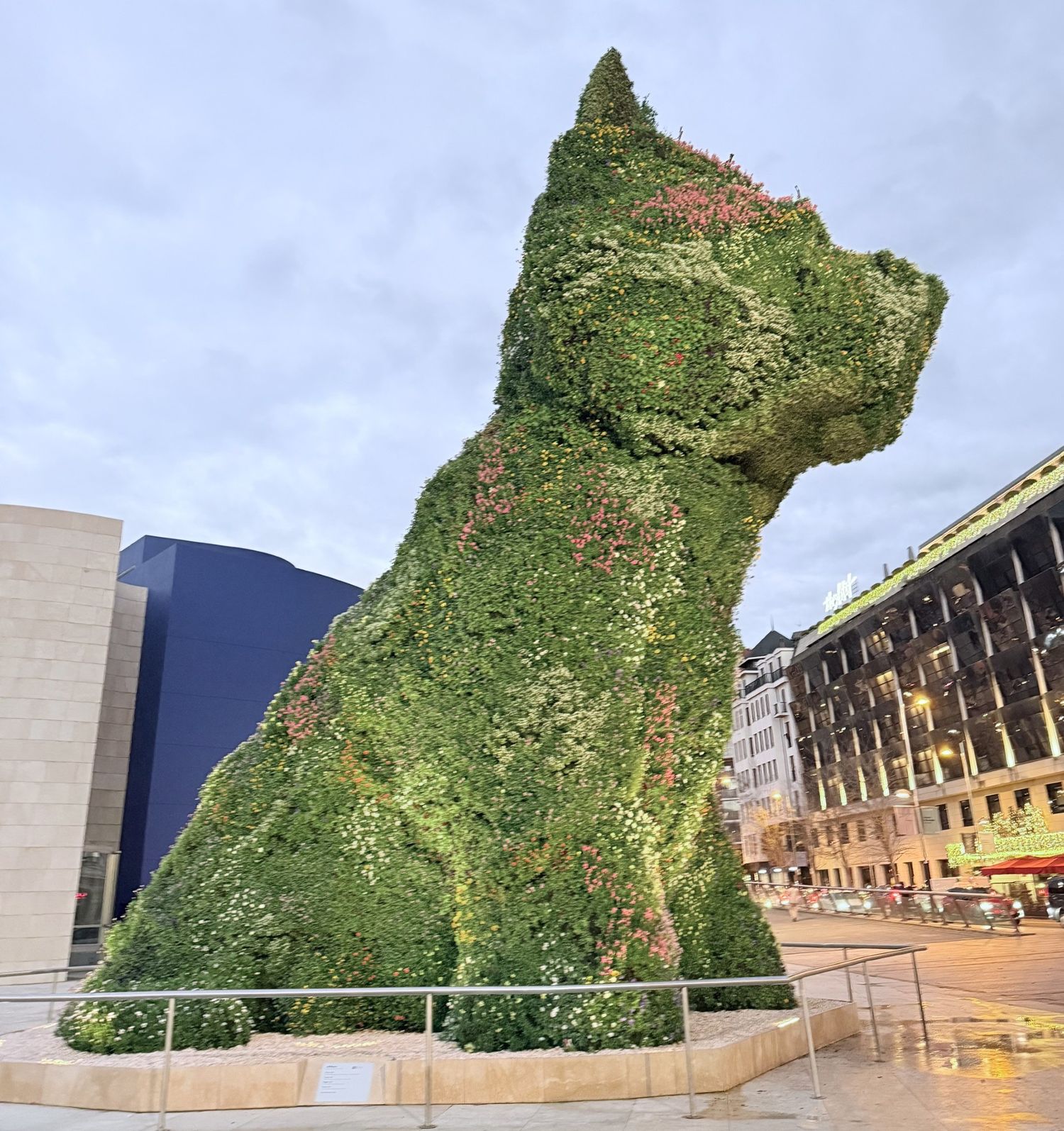 Puppy, el guardia del Museo Guggenheim