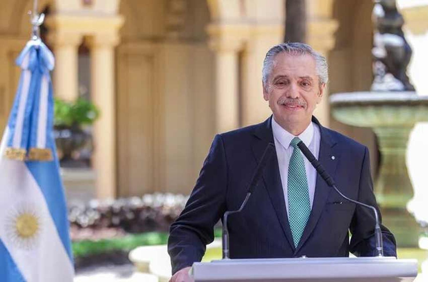 Alberto Fernández dio su último discurso como presidente de la Nación: «No fui capaz de terminar con la grieta»