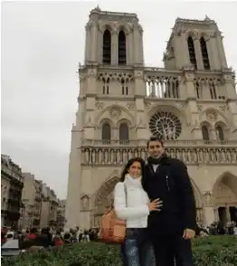 Crisol Carabal y su esposo, el mago Sandro. Foto Instagram