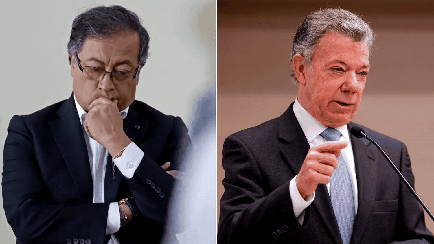 ¿Fuego amigo? Santos critica fuerte a Petro