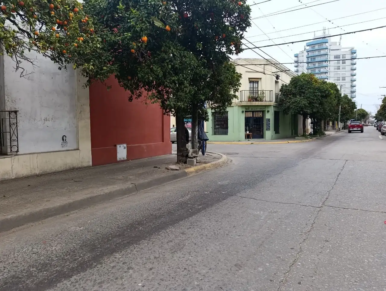 Accidente en Pellegrini y Oliveira Cézar