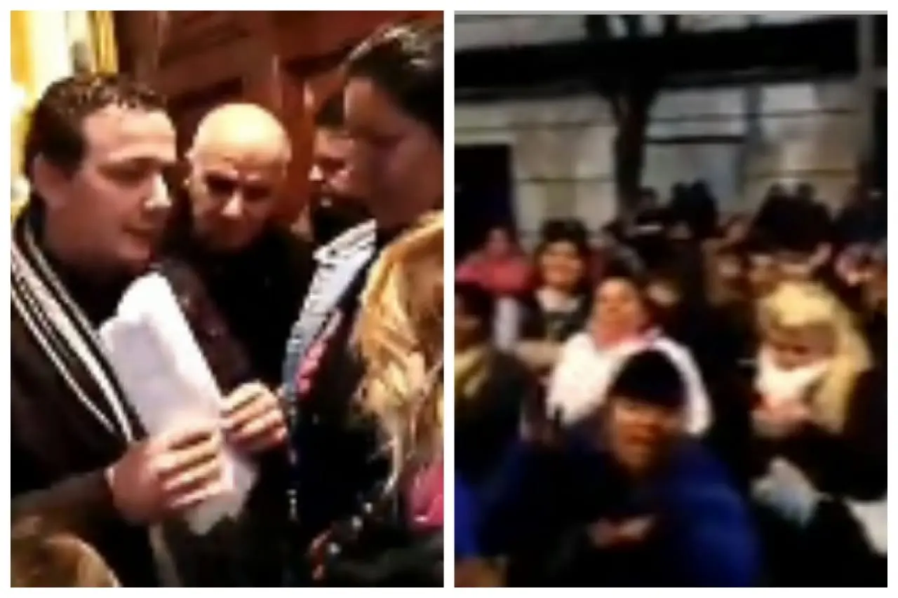 Avellaneda: Concejal de Cambiemos irrumpió en protesta contra Macri frente a una parroquia