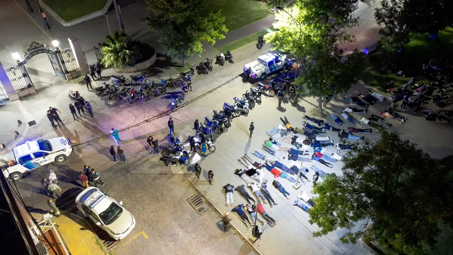 Megaoperativo en San Nicolás