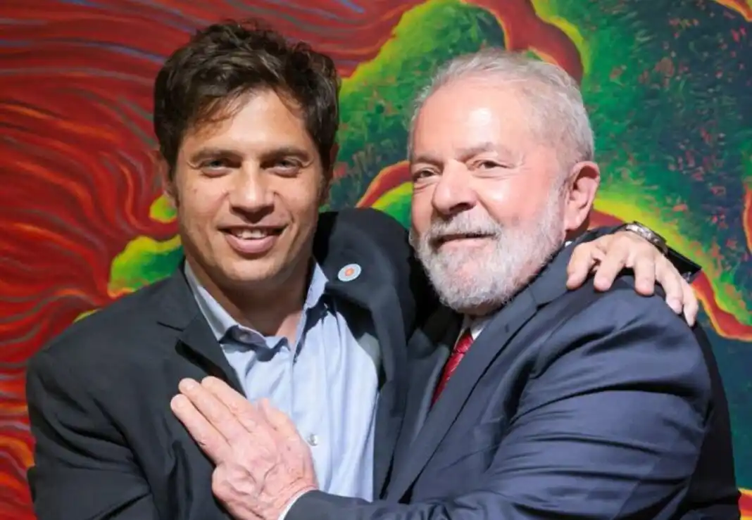 Kicillof, junto a Lula Da Silva