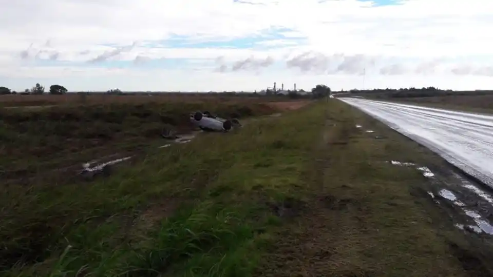Se produjo el despiste de dos vehículos sobre Ruta Nacional 18