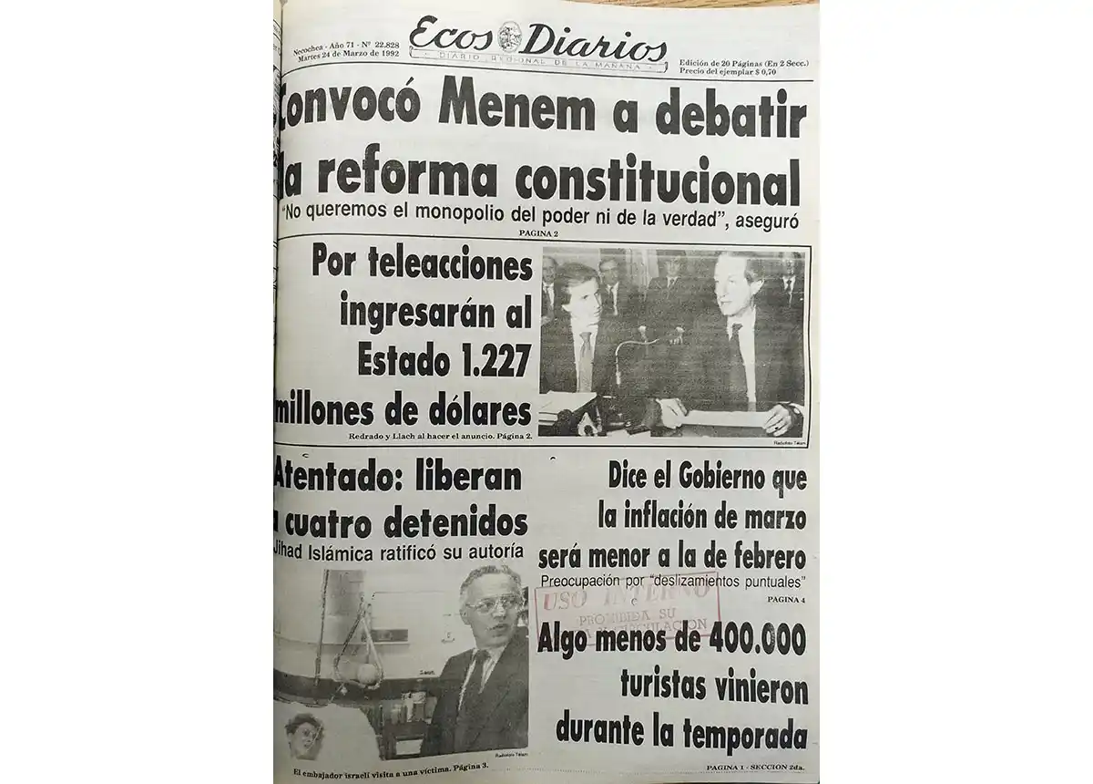 Martes 24 de marzo de 1992